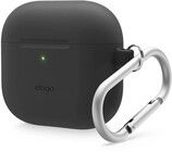 Elago Silikon Hang Case (AirPods 4) - Svart