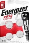 Energizer Lithium Mini ature CR2032