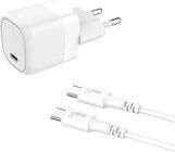 Gear Lader 220V 1 x USB-C PD 25W + USB-C kabel