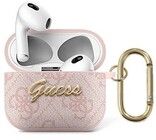 Guess 4G Script Cover Metal Collection (AirPods 3) - Rosa