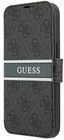 Guess 4G Stripe Wallet (iPhone 13 Pro) - Gr�