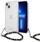 Guess deksel med perleh�ndstropp (iPhone 13 Pro Max) - Svart h�ndstropp