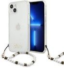Guess deksel med perleh�ndstropp (iPhone 13)