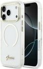 Guess IML Script Metal MagSafe Case (iPhone 17 Pro Max) - Transparent