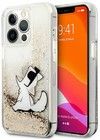 Karl Lagerfeld Choupette Glitter Deksel (iPhone 13 Pro) - Guld