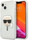 Karl Lagerfeld Hard Glitter Deksel (iPhone 13 mini) - S�lv