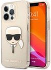 Karl Lagerfeld Hard Glitter Deksel (iPhone 13 Pro) - Gull