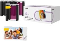 Liene Pearl N200 Fotopapir, 2x3" og blekkpatroner refill