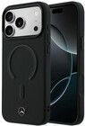 Mercedes Leather 3D MagSafe Case (iPhone 17 Pro/18 Pro) - Svart