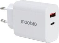 Moobio Vegglader 35W USB-C og USB-A PD
