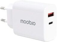 Moobio Vegglader 35W USB-C og USB-A PD