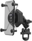 RAM Mount X-Grip Large Phone Mount with Vibe-Safe & U-Bolt Base - Short