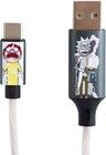 Rick & Morty Light-Up USB-A til USB-C-kabel
