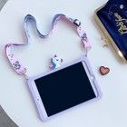 delagt emballasje: Trolsk med stropp - Cute Purple Unicorn (iPad Air 5/Air 4)