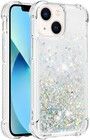 Trolsk Liquid Glitter Deksel - Hearts (iPhone 15 Plus)
