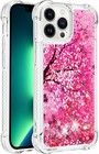 Trolsk Liquid Glitter -deksel - Rosa (iPhone 13 Pro)