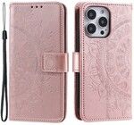 Trolsk Lommebokdeksel Mandala med Stropp (iPhone 16 Pro Max)