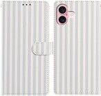 Trolsk Striped Wallet Case (iPhone 16)
