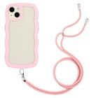 Trolsk Mobildeksel B�lget med Halsstropp (iPhone 15)