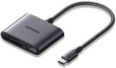 Ugreen CM387 USB-C kortleser + USB-A