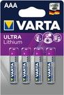 Varta Ultra Lithium AAA / LR03 - 4 -pakning
