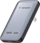 Verbatim Essentials Slim GaN Vegglader 65W