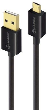 Alogic Easyplug USB-A Till Vndbar MicroUSB Kabel 