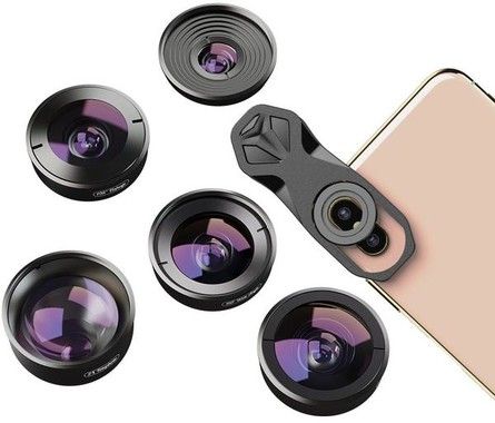 Apexel 4K HD 5-in-1 Camera Lens Kit