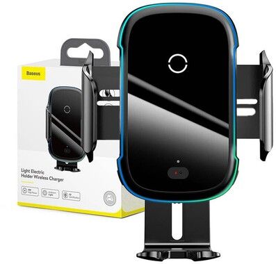 Baseus Light Car Holder & Qi Charger