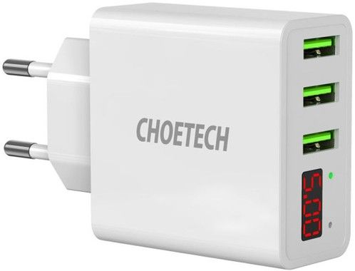 Choetech C0027 USB Charger with LED Display