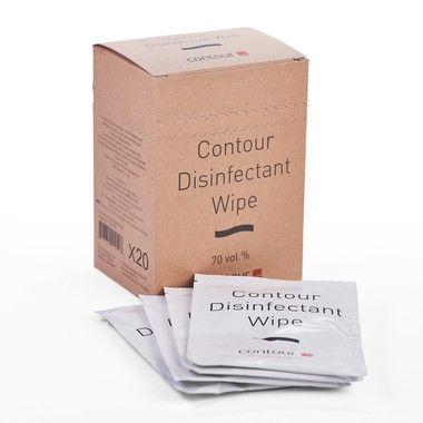 Contour Disinfectant Wipes 20-pack