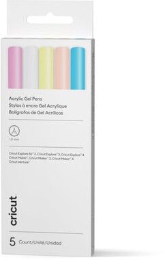 Cricut Acrylic Gel Pens 1.0 mm 5-pack