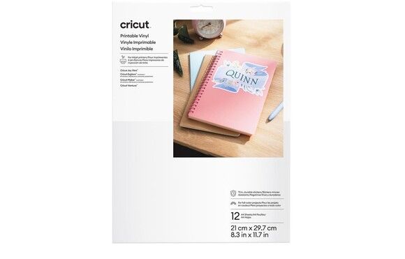 Cricut Joy Xtra Printable Vinyl A4 12-pack
