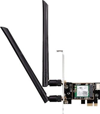 D-Link AX3000 Wi-Fi 6 PCIe Adapter with Bluetooth 5.0