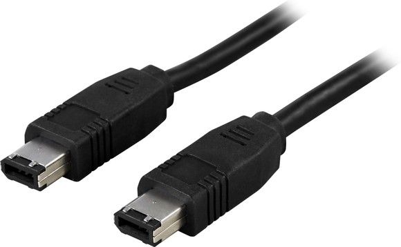 Deltaco Firewire 400-kabel 2m