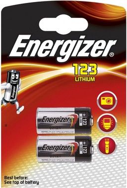 Energizer CR123 Lithium 2-pack