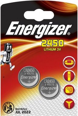 Energizer Lithium CR2450 2-pack