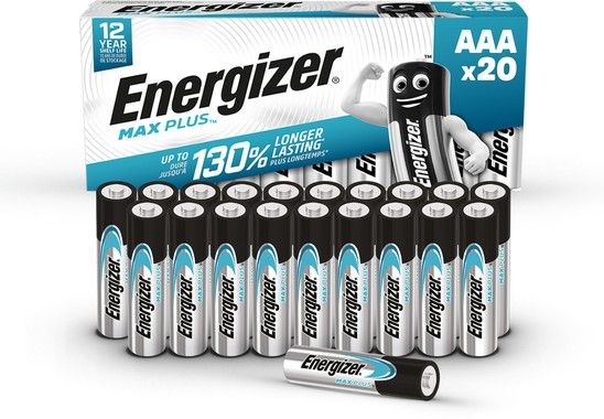 Energizer Max Plus AAA 20-pack