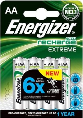Energizer Rechargable AA/LR6 4-pack