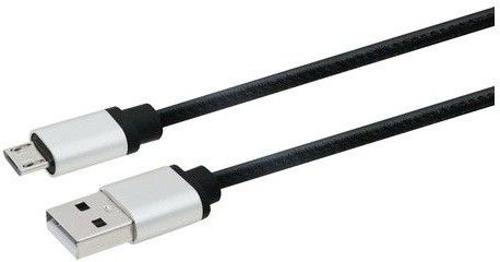 Essentials Leather USB-A to MicroUSB Cable