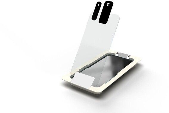 eStuff Titan Shield Clear Glass with Installation Box (iPhone 12 Pro Max)