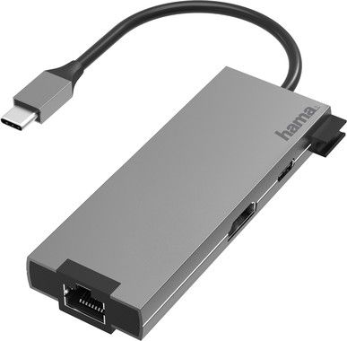 Hama USB-C Multiadapter HDMI/LAN