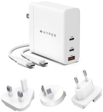HyperJuice 140W PD 3.1 USB-C Charger With Adapters