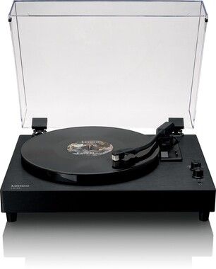 LENCO LS-10BK Record Player with Speakers