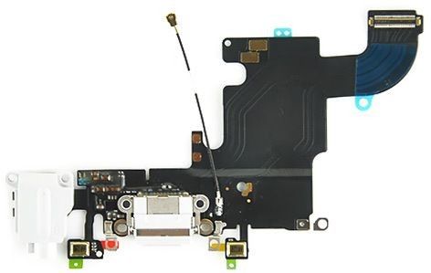 Lightningport med flexkabel (iPhone 6S) - gr