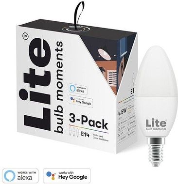 Lite Bulb Moments White & Color Ambience E14 - 3-pack