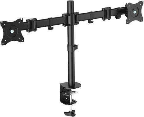 LogiLink Dual Monitor Mount Stand with Adjustable Arm 13-27\"
