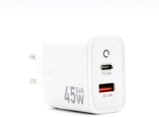 Moobio USB-C + USB-A PD Wall Charger 45W
