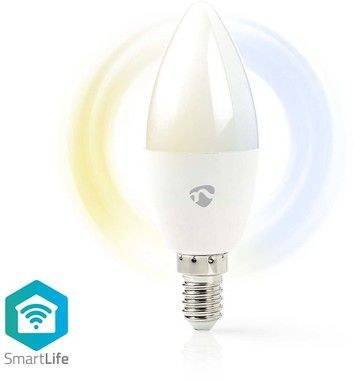 Nedis SmartLife Wi-Fi Smart LED Bulb E14 2700-6500K