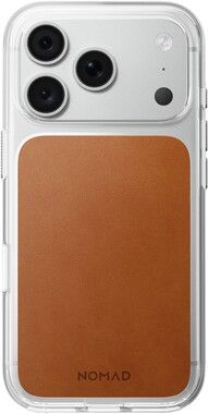 Nomad Clear Horween Leather Case (iPhone 17 Pro/18 Pro)